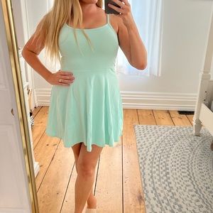 H&M mint green mini dress size Medium